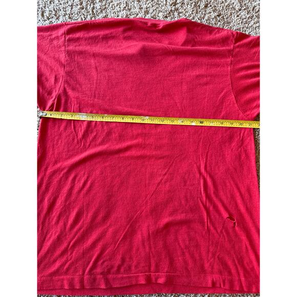 VTG U of Arizona Wildcats 1989 NCAA Basketball Champs Red L Single Stitched Tee - Picture 6 of 7